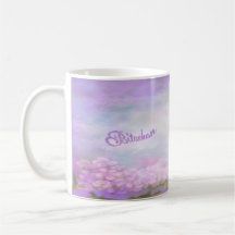 Bitachon Fleurs violettes Mug