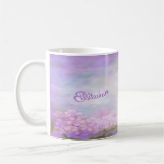 Bitachon Fleurs violettes Mug
