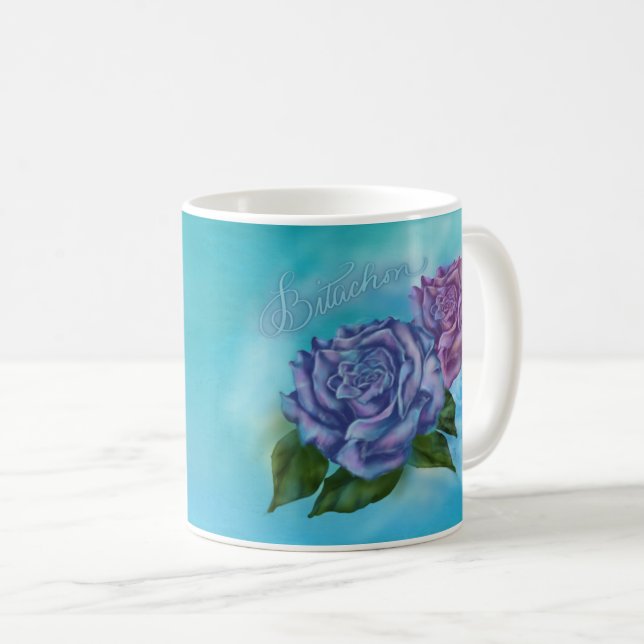 Bitachon Rose Mug (Devant droit)