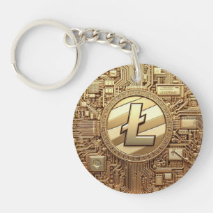 BitCap Lite-Münzsymbol Schlüsselanhänger
