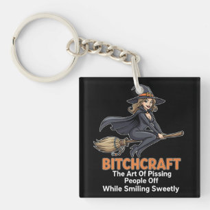 "BITCHCRAFT"   Porte - clé de définition de mot am