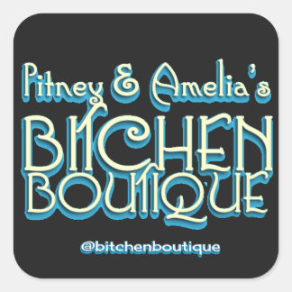 Bitchen Boutique Titel Square Stickers (6)
