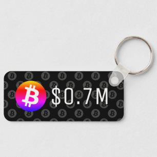 Bitcoin $ 0,7 Mio. (700 Mio. $) eine Million Schlüsselanhänger