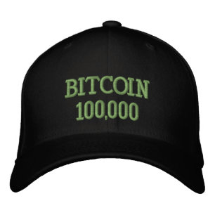 Bitcoin 100000 Feier Bestickte Baseballkappe