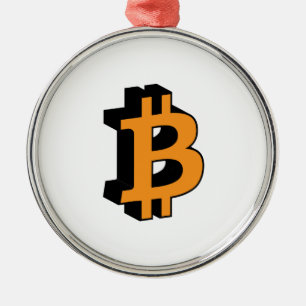 Bitcoin 11 ornament aus metall