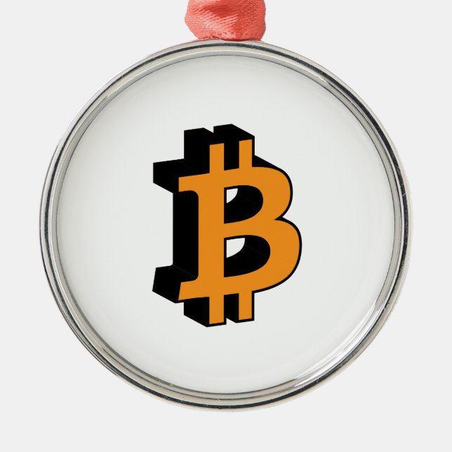 Bitcoin 11 ornament aus metall (Vorne)