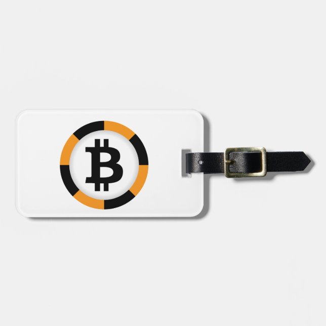Bitcoin 13 gepäckanhänger (Vorderseite horizontal)