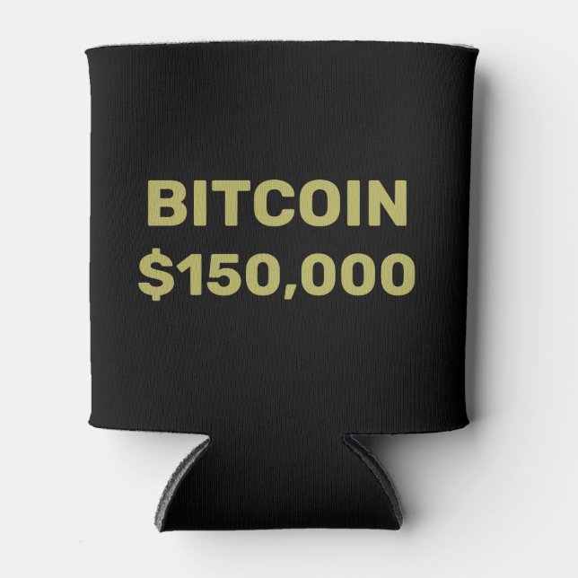 Bitcoin 150000 Celebration Dosenkühler (Vorderseite)
