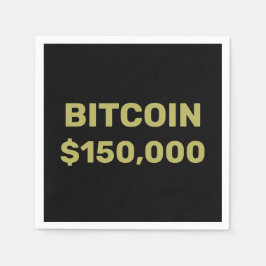 Bitcoin 150000 Celebration Serviette