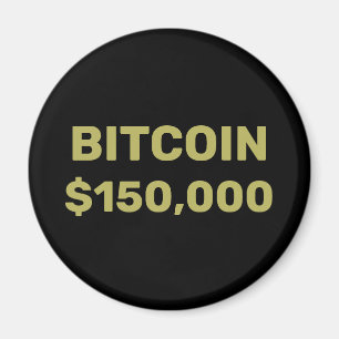 Bitcoin 150000 Feier Magnet