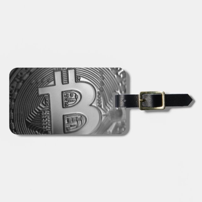 Bitcoin 16 gepäckanhänger (Vorderseite horizontal)