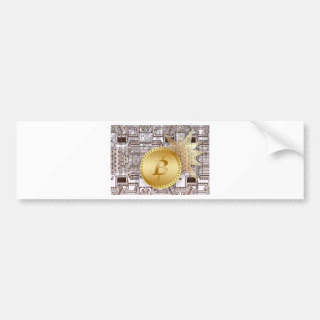 Bitcoin 18 autoaufkleber (Vorne)