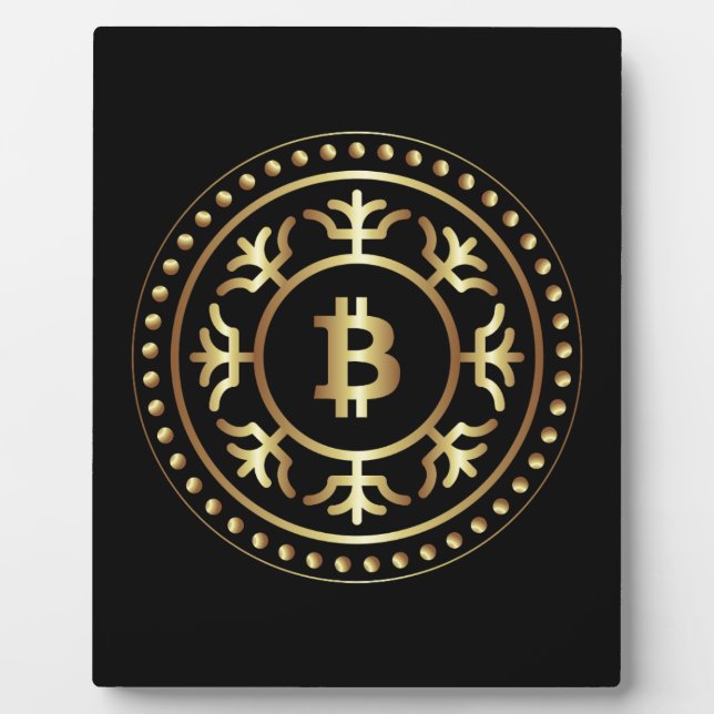 Bitcoin 2 fotoplatte (Vorderseite)