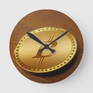 Bitcoin 2 runde wanduhr