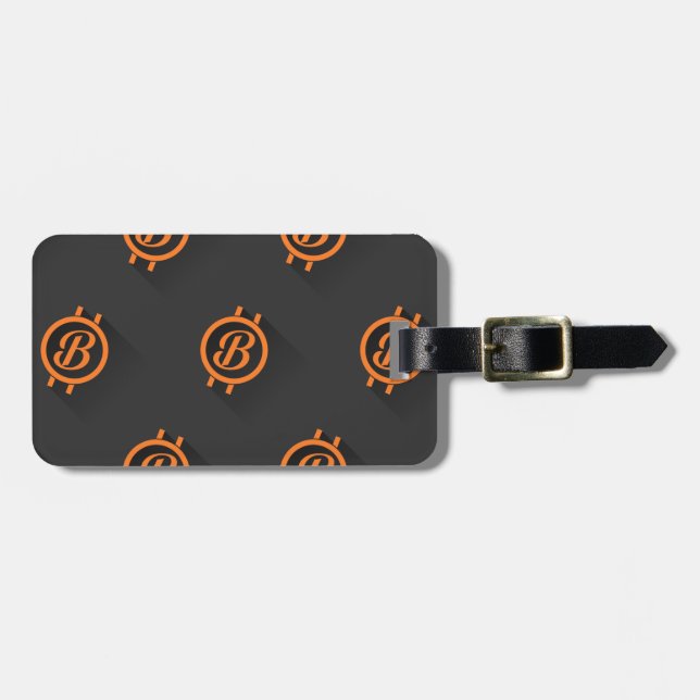 Bitcoin 3 gepäckanhänger (Vorderseite horizontal)