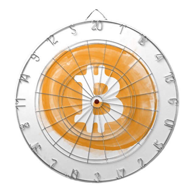 Bitcoin 6 dartscheibe (vorne)