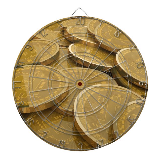 Bitcoin 7 dartscheibe (vorne)