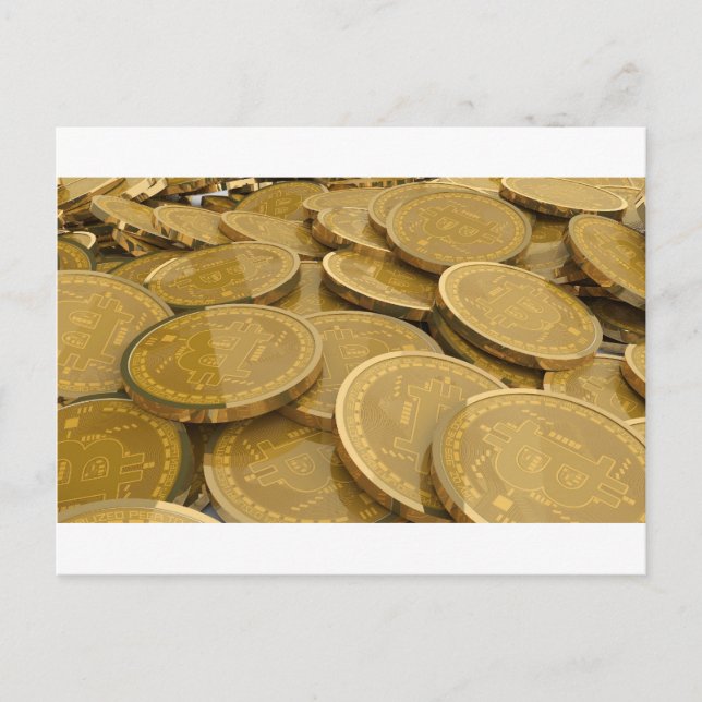 Bitcoin 7 postkarte (Vorderseite)