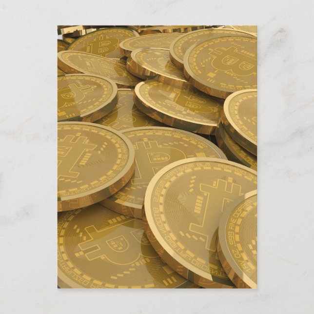 Bitcoin 7 postkarte (Vorderseite)