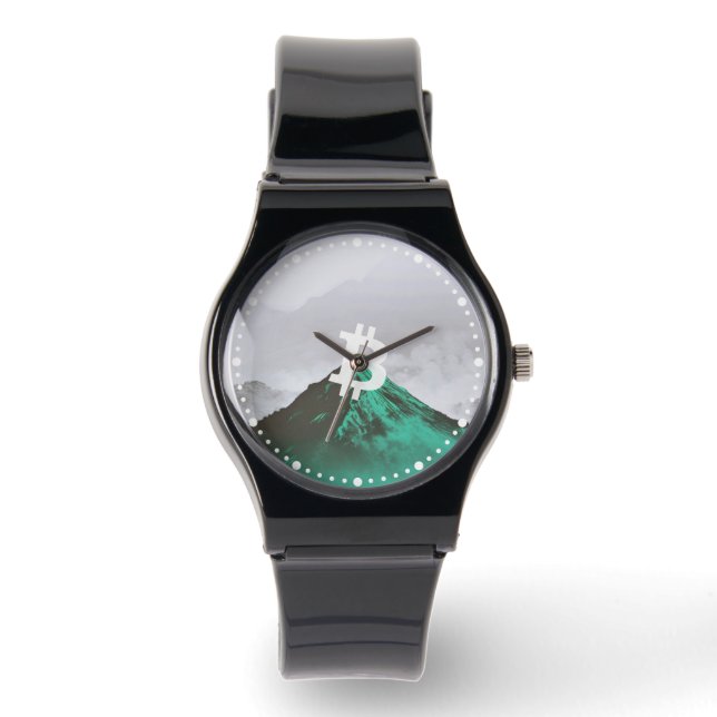 Bitcoin Allzeithoch (ATH) Armbanduhr (Vorderseite)