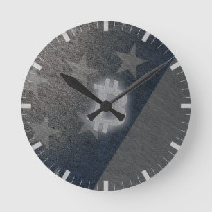 Bitcoin Amerika Runde Wanduhr