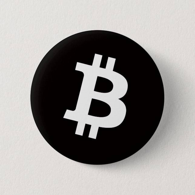 Bitcoin-Anstecknadel (Mittel) Button (Vorderseite)
