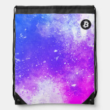 Bitcoin Aquarell (Stil 2 - Miami)