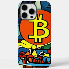 Bitcoin Art iPhone 16 Pro Max Hülle