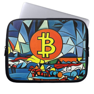 Bitcoin Art Laptopschutzhülle