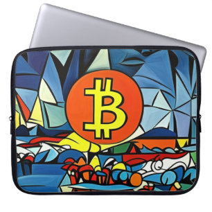 Bitcoin Art Laptopschutzhülle