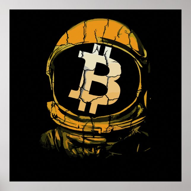 Bitcoin Astronaut-Crypto Astronaut Poster (Vorne)