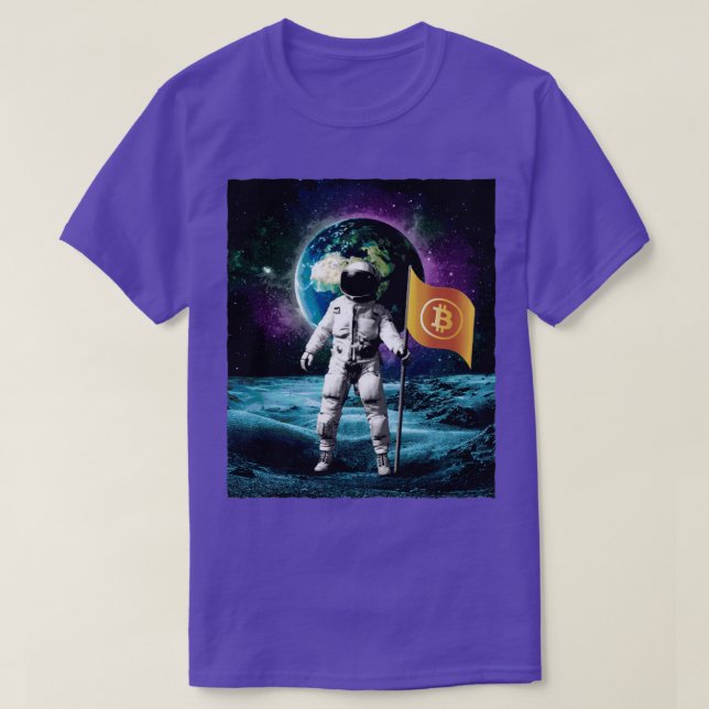 Bitcoin Astronaut T-Shirt (Design vorne)