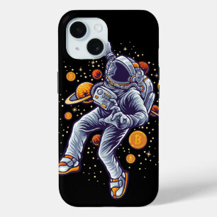 Bitcoin Astronaut zum Mond - Bitcoin Crypto Case-Mate iPhone Hülle