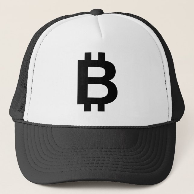 Bitcoin B Blockchain Glauvers & Crypto Hustlers Truckerkappe (Vorderseite)