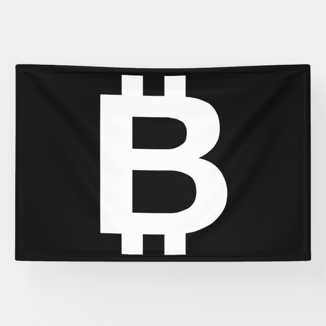 Bitcoin B Cool 4x6 Vinyl Banner (Horizontal)