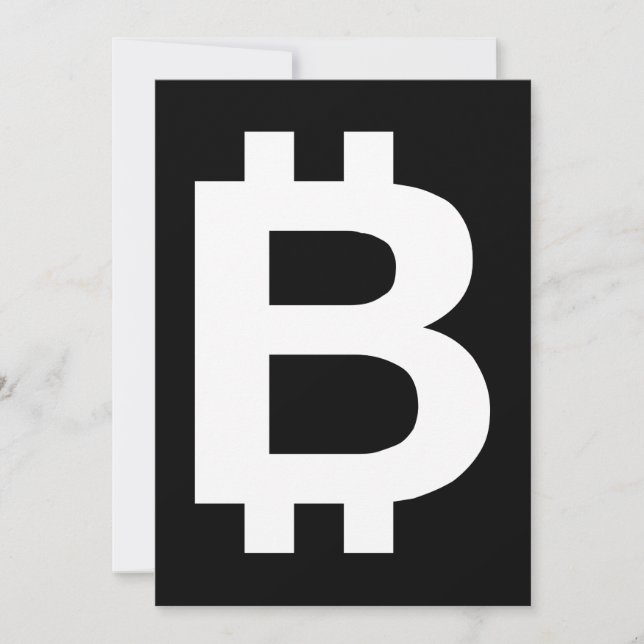 Bitcoin B Coole Einladung (Vorderseite)