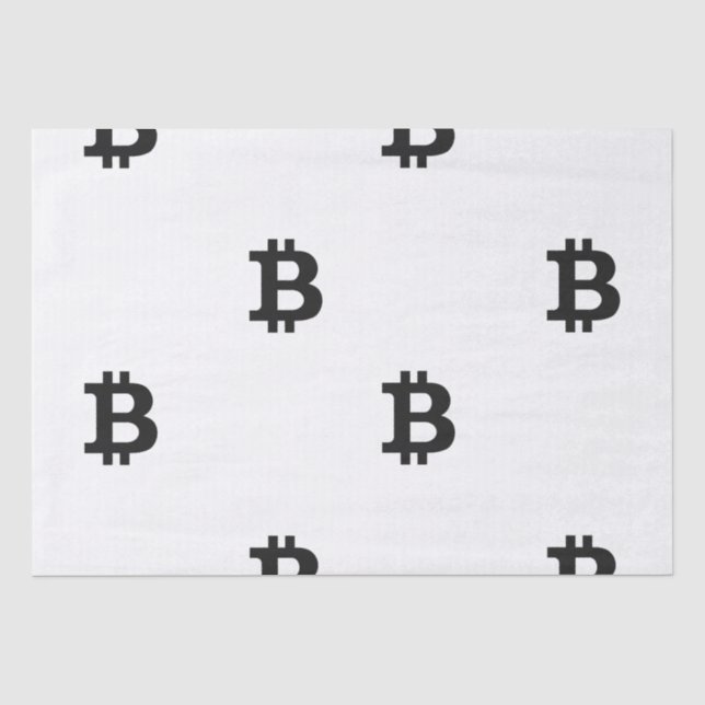 Bitcoin B Fettgewebe Seidenpapier (Vorderseite)