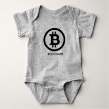 Bitcoin - Baby-Jersey-Bodysuit