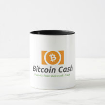 Bitcoin Bargeld-Kaffee-Tassen und BierSteins
