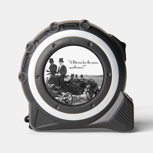 Bitcoin Beggar Maßband (Vorderseite)