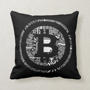 Bitcoin Black Edition Kissen