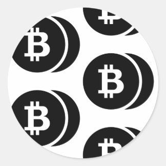 Bitcoin Black Stickers