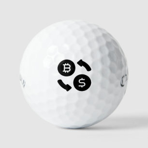 Bitcoin BS Crypto in US-Dollar Golfball