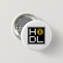 Bitcoin BTC 8-Bitknopf quadrat-HODL |