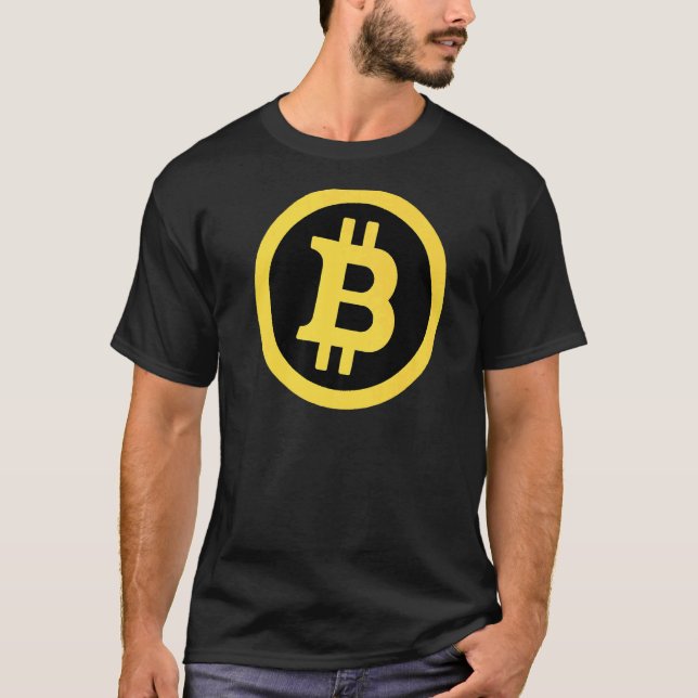 Bitcoin-Btc-Kryptowährung T-Shirt (Vorderseite)