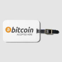 Bitcoin BTC nahm hier | Gepäckanhänger an