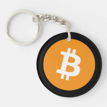Bitcoin BTC Schlüsselanhänger Logo-|