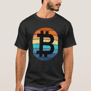 Bitcoin Btc Sunset Crypto Meme Hodl Kryptowährung T-Shirt