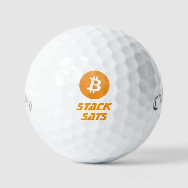 Bitcoin Callaway Supersoft Golf Ball (Vorderseite)