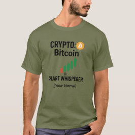 Bitcoin Chart Whisperer Benutzerdefinierter Pullov T-Shirt